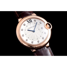 CARTIER 까르띠에 발롱블루 36mm 쿼츠-6 WE902028