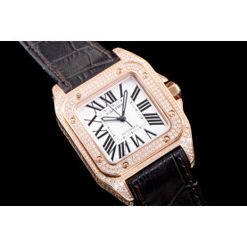 CARTIER 까르띠에 산토스 34mm-10 WM502151 수정형