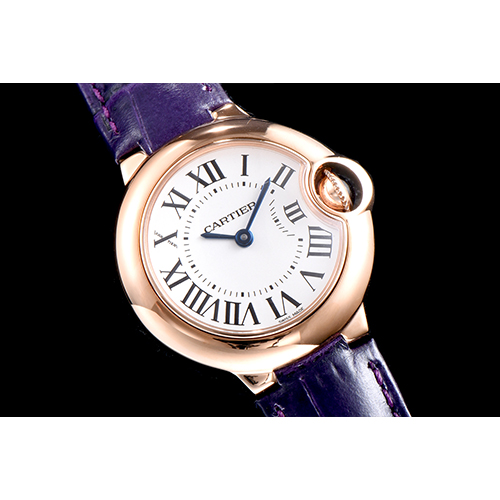 CARTIER 까르띠에 발롱블루 28mm 쿼츠-38 W6900256