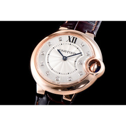 CARTIER 까르띠에 발롱블루 33mm 쿼츠-18 WE902063