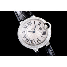 CARTIER 까르띠에 발롱블루 33mm 쿼츠-22 WE902056