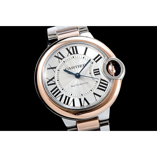 CARTIER 까르띠에 발롱블루 33mm-38 W2BB0023