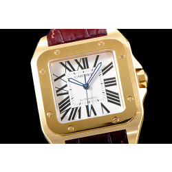 CARTIER 까르띠에 산토스 남성용-3 수정형 W20078Y1