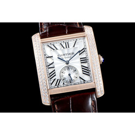 CARTIER 까르띠에 탱크 남성용 44mm-52 W5330001