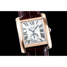 CARTIER 까르띠에 탱크 남성용 44mm-54 W5330001