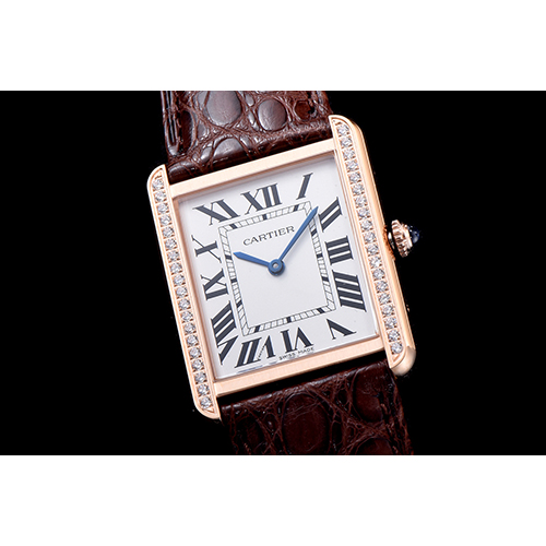 CARTIER 까르띠에 탱크 솔로 남성용-66 쿼츠 (LARGE)