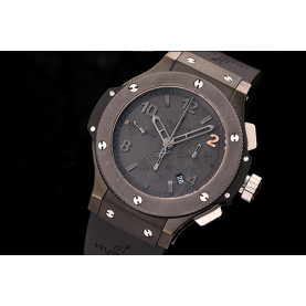 HUBLOT 위블로 빅뱅 올블랙 아워글라스 템퍼스 에디션 301.ci.1110.ci(세라믹베젤&케이스DLC코팅)