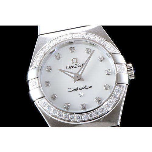 OMEGA 오메가 컨스틸레이션 여성용 쿼츠-4 123.15.27.60.55.003