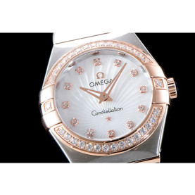 OMEGA 오메가 컨스틸레이션 여성용 쿼츠-10 123.25.24.60.55.002