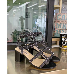 VALENTINO 발렌티노 락스터드 샌들힐 6.5cm N01470-3