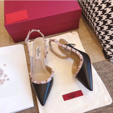 VALENTINO 발렌티노 락스터드 슬링백 힐 6.5cm M1350-7