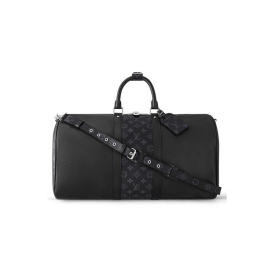 LOUIS VUITTON 루이비통 키폴 반둘리에 타이가라마 45CM M30235