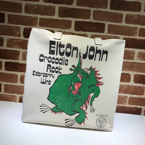 GUCCI 구찌 레더 프린팅 공룡 신상 519335