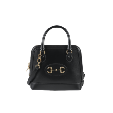 GUCCI 구찌 1955 홀스빗 스몰 탑 핸들백 블랙 621220 신상