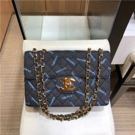 CHANEL 샤넬 빈티지 킹사이즈 로고백 A088