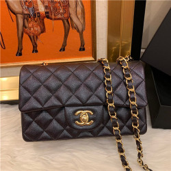 CHANEL 샤넬 캐비어 미니 체인 숄더백 A1011