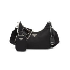 27위 PRADA 프라다 나일론 테수토 체인스트랩 멀티 호보백