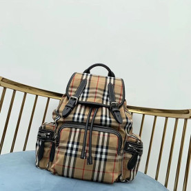 BURBERRY 버버리 빈티지 체크 백팩 미듐 B10523-2
