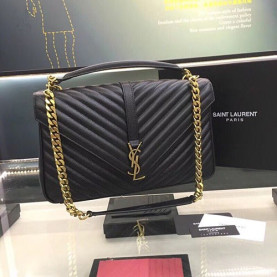 SAINT LAURENT 생로랑 사첼백 골드 토트&숄더 32CM Y87105-3