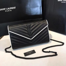 SAINT LAURENT 생로랑 모노그람 포인트백 22CM Y100256