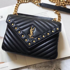 SAINT LAURENT 생로랑 사첼백 체인 숄더백 24CM Y40039
