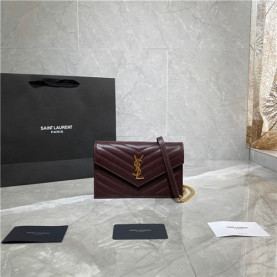 SAINT LAURENT 생로랑  WOC 미니 체인백 Y393953-1