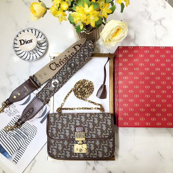 DIOR 디올 어딕트 오블릭트 플랩백 M5818 24CM