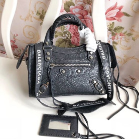 BALENCIAGA 발렌시아가 클래식 실버 미니 CLASSIC SLIVER MINI CITY 803B 24CM