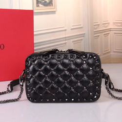 VALENTNIO 발렌티노 카메라백 GARAVANI ROCKSTUD SPIKE BOX BAG V10800
