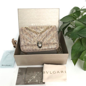 BULGARI 불가리 세르펜티 카보숑 숄더백 BV287880-1 