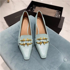 BOTTEGA VENETA 보테가베네타 키튼 힐 송치 가죽 로퍼 굽높이4.5CM  BV90610-2 2020/신상