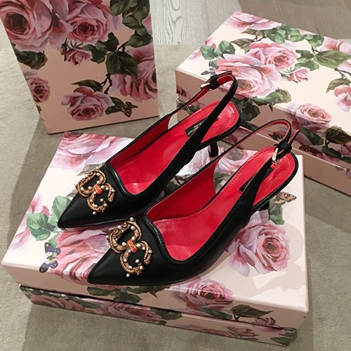 DOLCE & GABBANA 돌체앤가바나 힐  굽높이5.5CM 봄신상