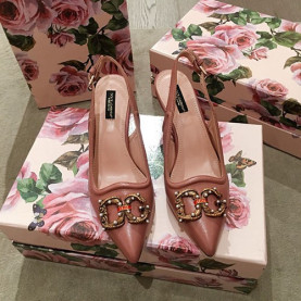 DOLCE & GABBANA 돌체앤가바나 힐  굽높이5.5CM 봄신상