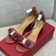 FERRAGAMO 페레가모 여성용 샌들 (굽높이6CM) F39100-2