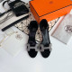 HERMES 에르메스 샌들 굽높이6CM 봄신상(220,250사이즈 주문제작)