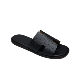 HERMES 에르메스 타조가죽 오스트리치 이즈미르 슬리퍼