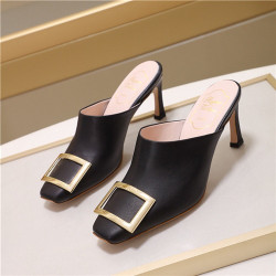 ROGER VIVIER 로저비비에 힐 슬리퍼 굽높이7.5CM  RR1991-1신상 (220,255,사이즈 주문제작)