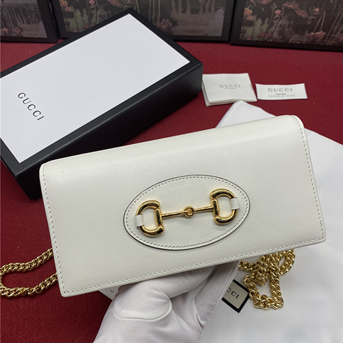 GUCCI 구찌 1955 홀스빗 체인 온 월렛 621892