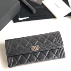 CHANEL 샤넬 장지갑 은장 AS5007