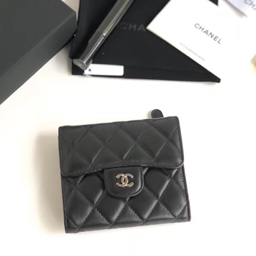 CHANEL 샤넬 지갑 램스킨 AS-5099