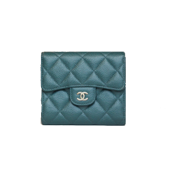 CHANEL 샤넬 캐비어 반지갑 AS401052