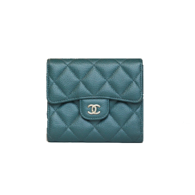 CHANEL 샤넬 캐비어 반지갑 AS401052