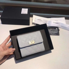 CHANEL 샤넬 LEBOY 지갑 캐비어 금장 AS87088