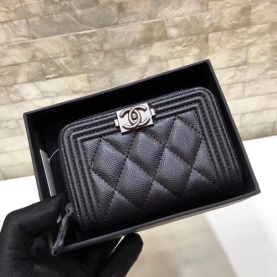 CHANEL 샤넬 카드지갑&동전지갑 은장 AS60026