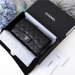 CHANEL 샤넬 램스킨 장지갑 AS90811 2020/신상