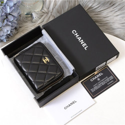 CHANEL 샤넬 램스킨 카드&동전지갑 C0019-1 2020/신상