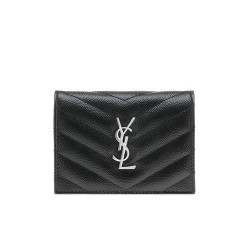 SAINT LAURENT 생로랑 그랑 드 뿌드르 모노그램 지갑 Y10891