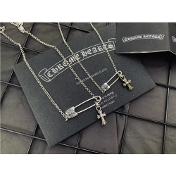 CHROME HEARTS 크롬하츠 블랙핑크 리사 목걸이 925실버 신상 C8548