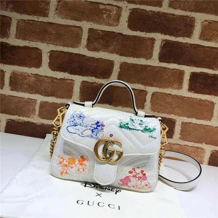 GUCCI 구찌 GG 마몽 미니 탑 핸들 체인 숄더백 547260 2020/신상