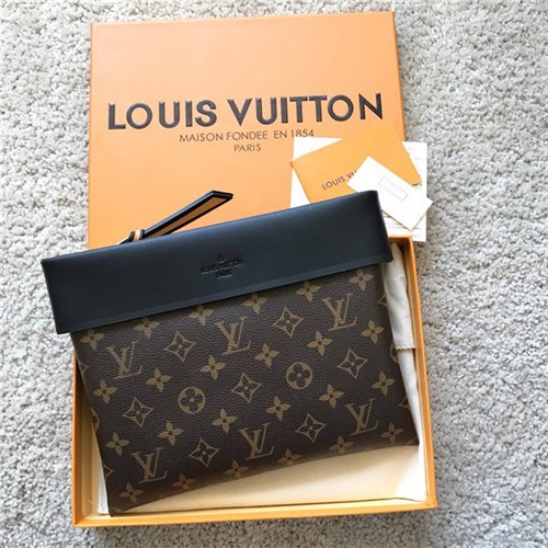 LOUIS VUITTON 루이비통 포쉐트 튈르리 클러치 캬라멜 M64035